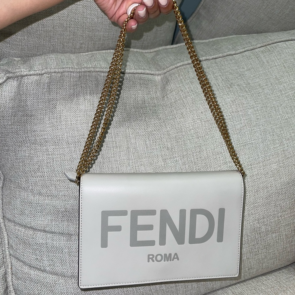 Fendi chain wallet purse